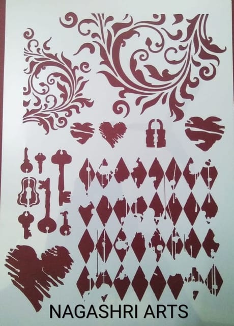 Imported A4 Size Stencils - 19