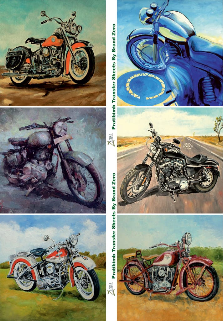 Brand Zero Pratibimb Transfer Sheets - Vintage Bikes 2