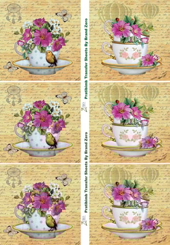 Brand Zero Pratibimb Transfer Sheets - Birdies