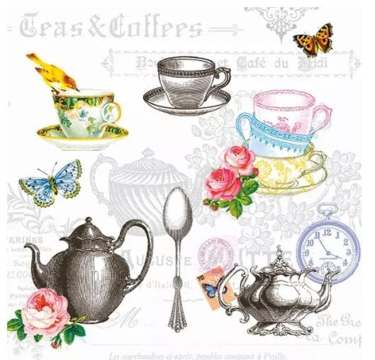 Decoupage Napkin / Tissue papers - High Tea