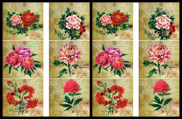Brand Zero Luxury Speciality Decoupage Paper - Floral Feast
