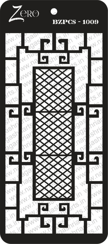 Brand Zero Pratibimb Craft Stencil - Code: BZPCS-1009