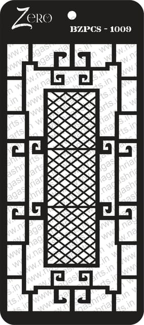 Brand Zero Pratibimb Craft Stencil - Code: BZPCS-1009