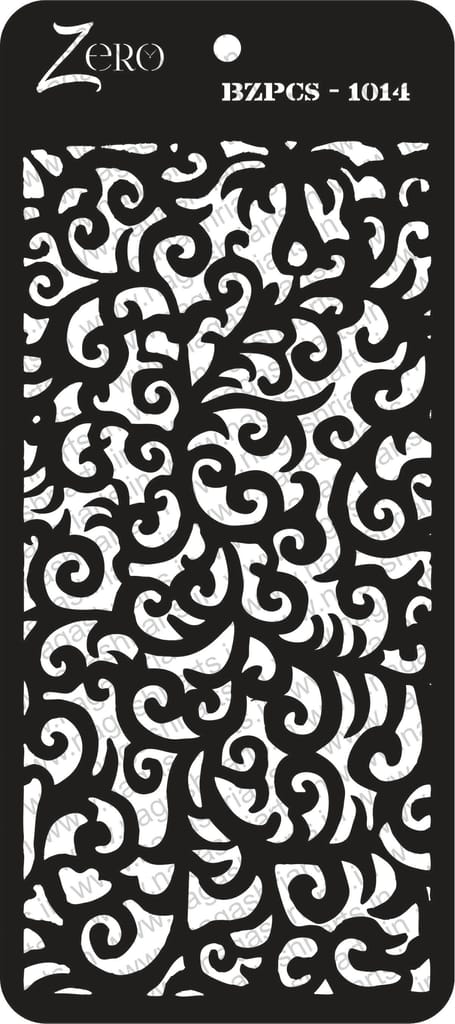 Brand Zero Pratibimb Craft Stencil - Code: BZPCS-1014