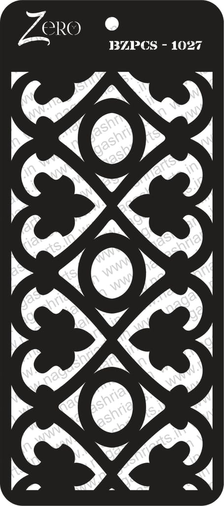 Brand Zero Pratibimb Craft Stencil - Select Your Preferred Size - Code: BZPCS-1027