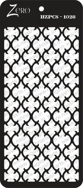 Brand Zero Pratibimb Craft Stencil - Select Your Preferred Size - Code: BZPCS-1028