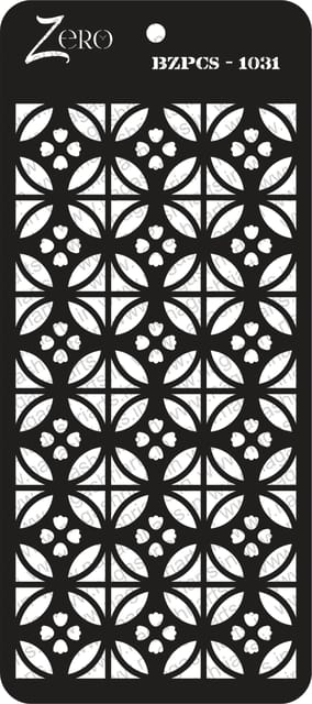 Brand Zero Pratibimb Craft Stencil - Select Your Preferred Size - Code: BZPCS-1031
