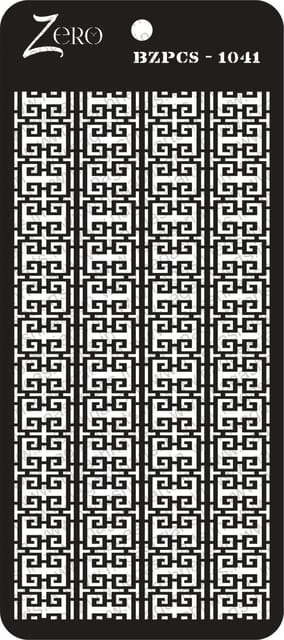 Brand Zero Pratibimb Craft Stencil - Select Your Preferred Size - Code: BZPCS-1041