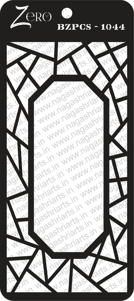 Brand Zero Pratibimb Craft Stencil - Code: BZPCS-1044 - Select Your Preferred Size