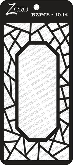 Brand Zero Pratibimb Craft Stencil - Code: BZPCS-1044 - Select Your Preferred Size