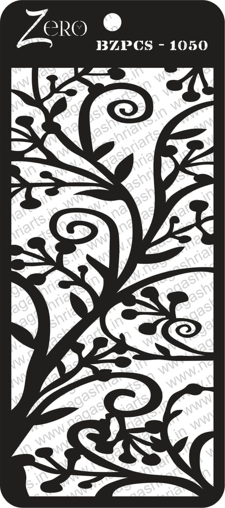 Brand Zero Pratibimb Craft Stencil - Code: BZPCS-1050 - Select Your Preferred Size