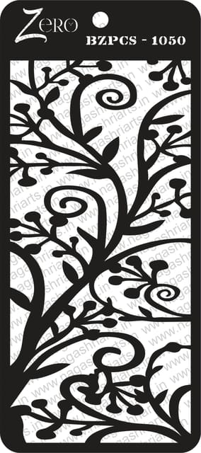 Brand Zero Pratibimb Craft Stencil - Code: BZPCS-1050 - Select Your Preferred Size