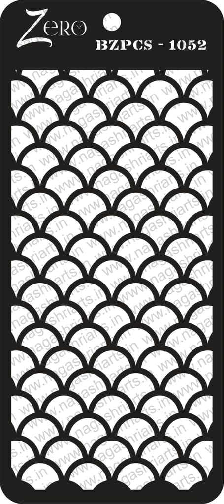 Brand Zero Pratibimb Craft Stencil - Code: BZPCS-1052 - Select Your Preferred Size