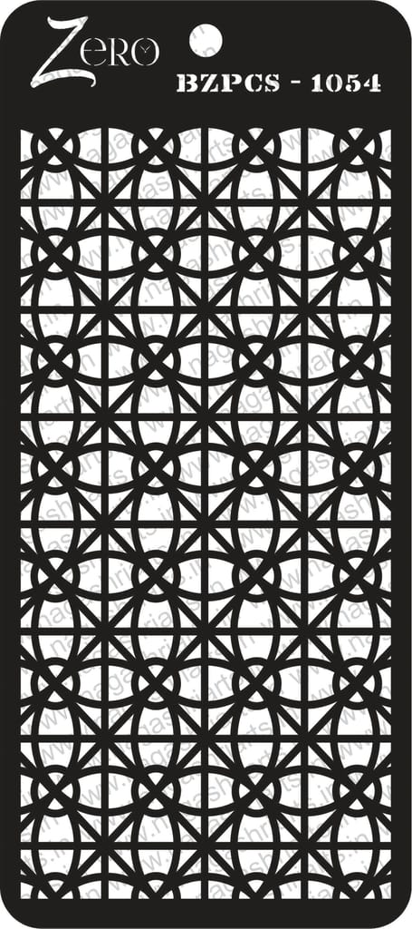 Brand Zero Pratibimb Craft Stencil - Code: BZPCS-1054 - Select Your Preferred Size