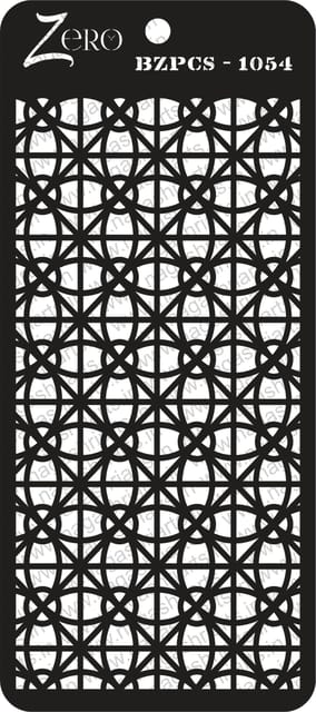 Brand Zero Pratibimb Craft Stencil - Code: BZPCS-1054 - Select Your Preferred Size