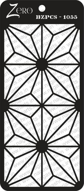 Brand Zero Pratibimb Craft Stencil - Code: BZPCS-1055 - Select Your Preferred Size