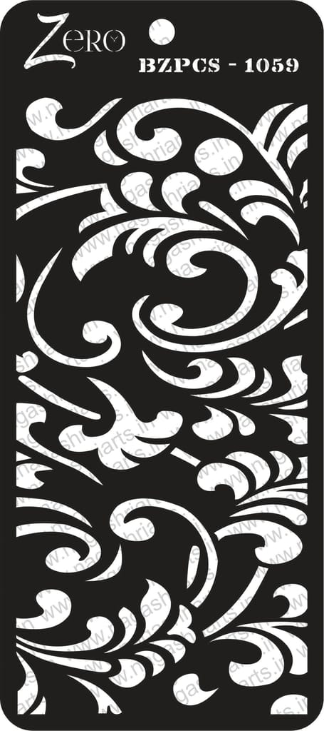 Brand Zero Pratibimb Craft Stencil - Code: BZPCS-1059 - Select Your Preferred Size