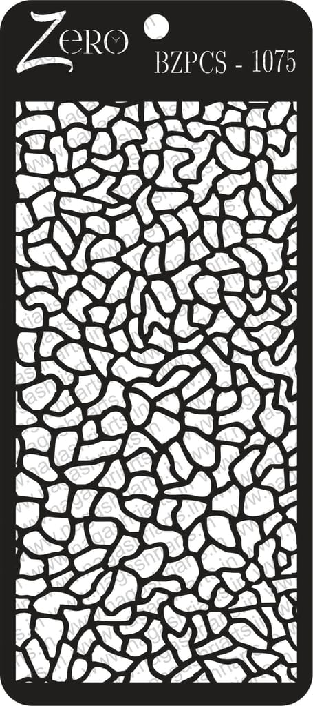 Brand Zero Pratibimb Craft Stencil - Code: BZPCS-1075 - Select Your Preferred Size