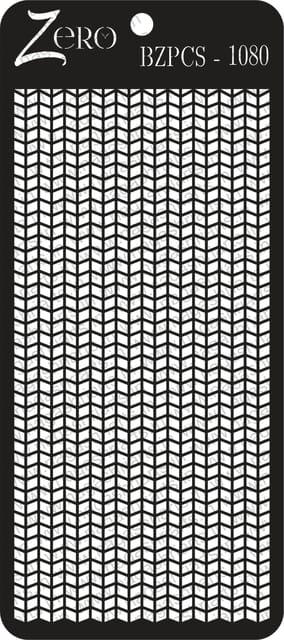 Brand Zero Pratibimb Craft Stencil - Code: BZPCS-1080 - Select Your Preferred Size