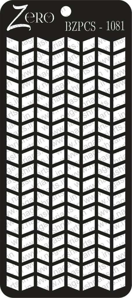 Brand Zero Pratibimb Craft Stencil - Code: BZPCS-1081 - Select Your Preferred Size
