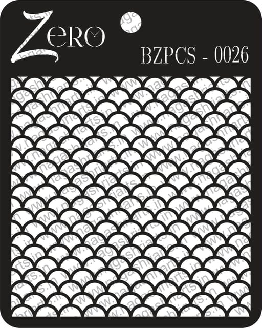 Brand Zero Pratibimb Craft Stencil - Code: BZPCS-0026 - Select Your Preferred Size