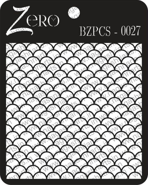 Brand Zero Pratibimb Craft Stencil - Code: BZPCS-0027 - Select Your Preferred Size