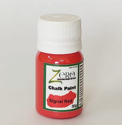 Brand Zero Chalk Paint - Signal Red