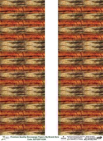 Brand Zero Premium Quality Decoupage Paper Pack of Two - Design Code: BZPQDP10296