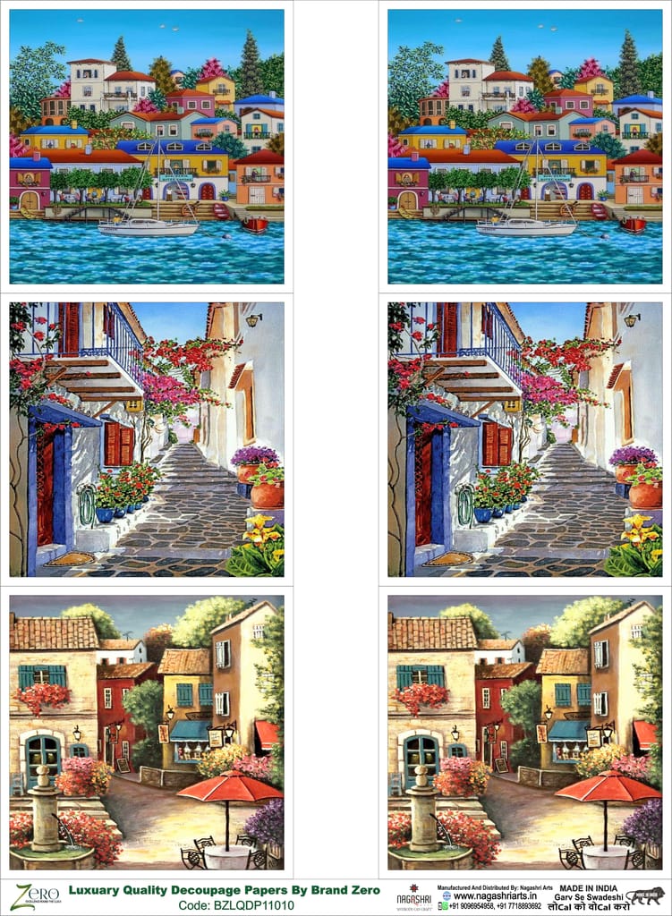 Brand Zero Luxury Speciality Decoupage Paper - BZLQDP11010