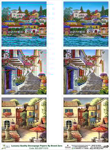 Brand Zero Luxury Speciality Decoupage Paper - BZLQDP11010
