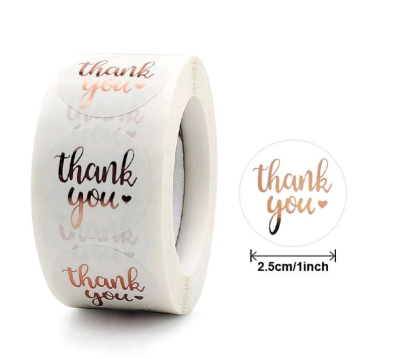 Thank You Stickers - cdd18