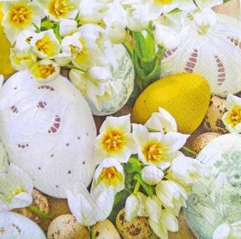 Decoupage Napkin/ Tissue Papers - Easter Eggs