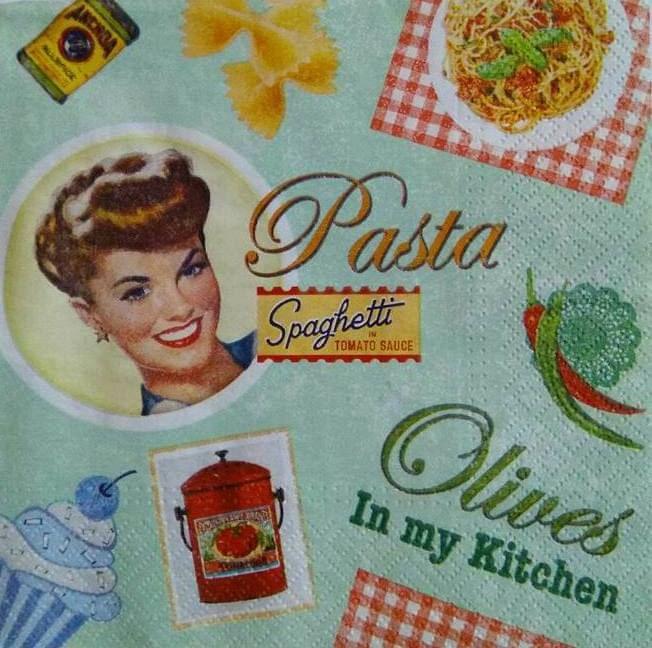 Decoupage Napkin / Tissue papers - 33cm by 33cm - Kitchen theme