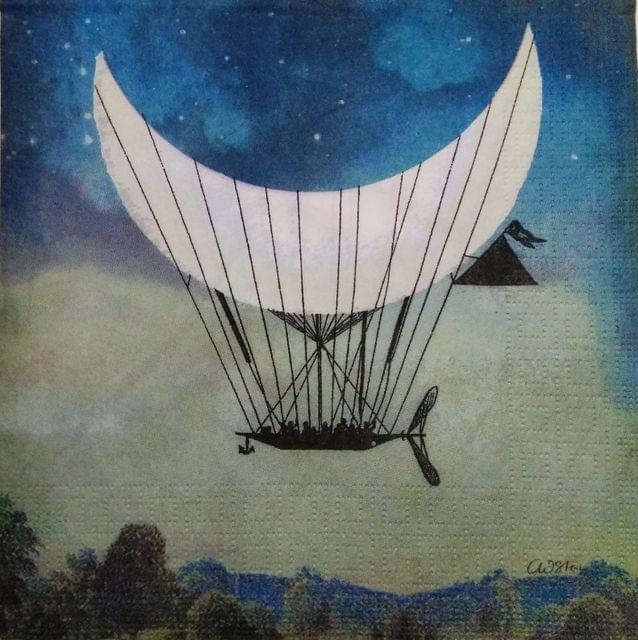 Decoupage Napkin / Tissue papers - 33cm by 33cm - Imaginary