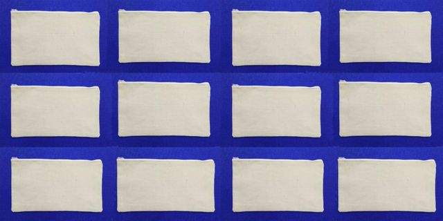 Canvas Pencil Pouch Set of 12 Pcs