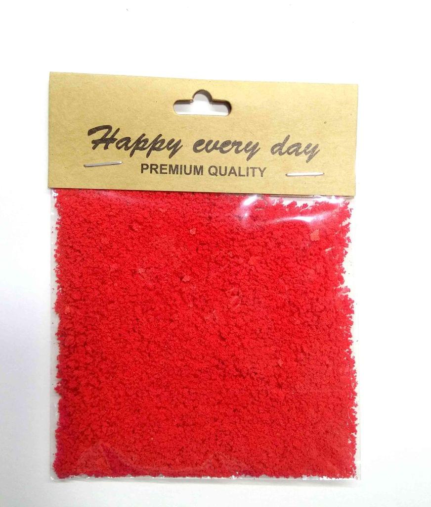 Artificial Tree Powder School Grass - Red - 10 Grams Pack