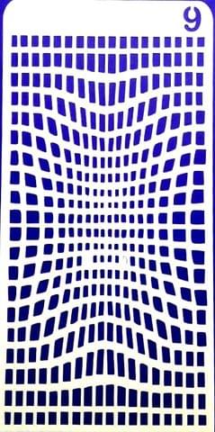Imported Stencils- 4"*8"- Design 9