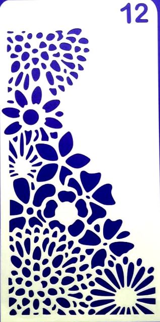 Imported Stencils- 4"*8"- Design 12