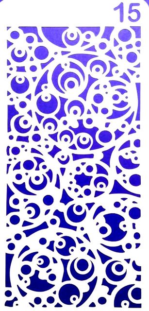 Imported Stencils- 4"*8"- Design 15