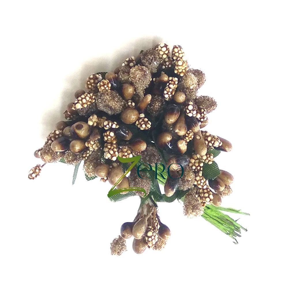 Bunch of 12 Pcs Two Tone Pollan - Dark Brown