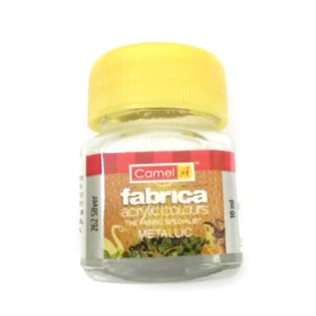 Camlin Fabrica Acrylic Metallic Colour Silver 262 - 10 ml