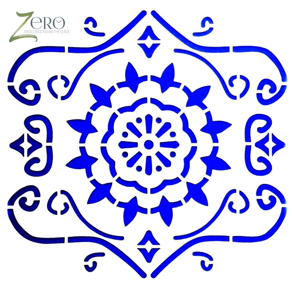 Imported Stencils- 5"*5"- Floral Graphic Mandala Design Background 29