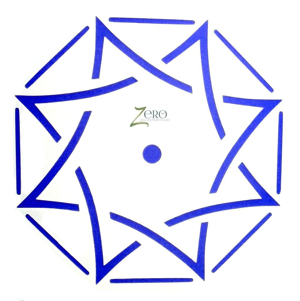Imported Stencils- 5"*5"- Angled Lines Design Background