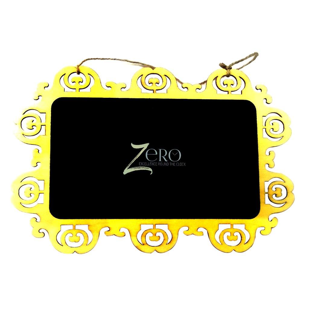 Brand Zero - Rectangular Pine Wood Designer Name Plate Single Piece 11.75" * 8.00"