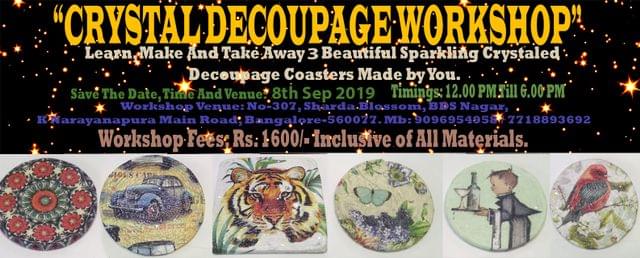 Studio Zero Presents Advanced Crystal Decoupage Workshop