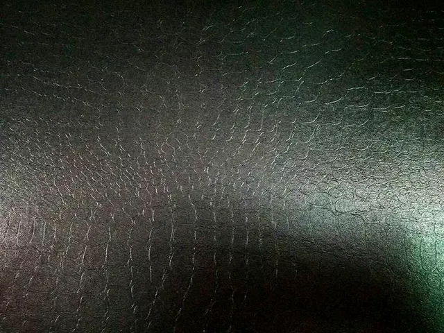Brand Zero  - Faux Leather Paper -  Black Beauty (Set of 5 Sheets)