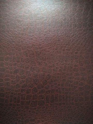 Brand Zero - Faux Leather Paper - Brown Color Design 3 (Set of 5 Sheets)