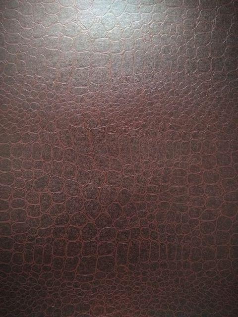 Brand Zero - Faux Leather Paper - Brown Color Design 3 (Set of 5 Sheets)