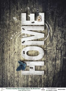 Brand Zero Premium Quality Decoupage Paper Pack of Two - Design Code: BZPQDP10218