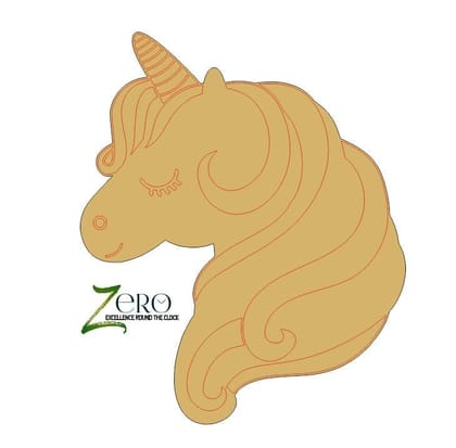 Brand Zero Pre Marked MDF Base - Unicorn Design 3 - Select Your Preference Of Size & Thickness Brand Zero Pre Marked MDF Base - Unicorn Design 3 - Select Your Preference Of Size & Thickness